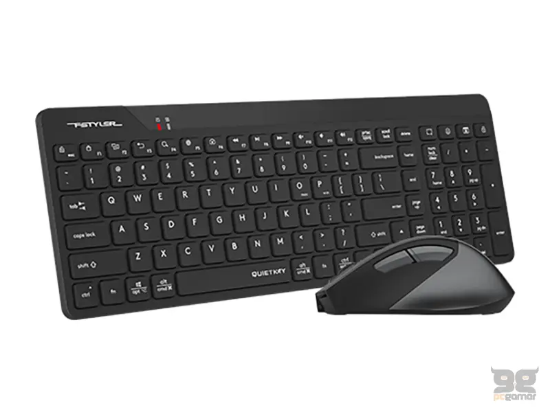 A4 TECH FG2400 AIR2 FSTYLER Wireless Combo USB US crni set 