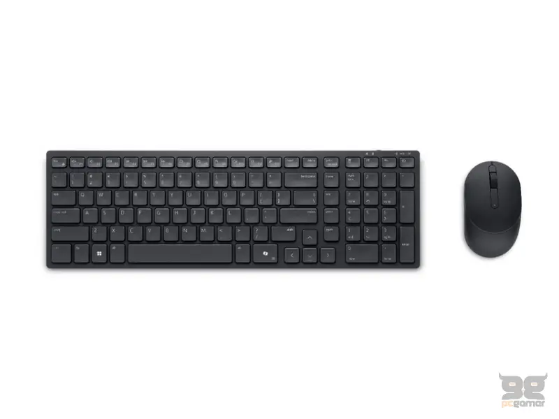 DELL OEM KM555 Silent US tastatura + miš crna 