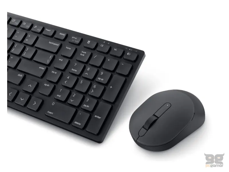 DELL OEM KM555 Silent US tastatura + miš crna 