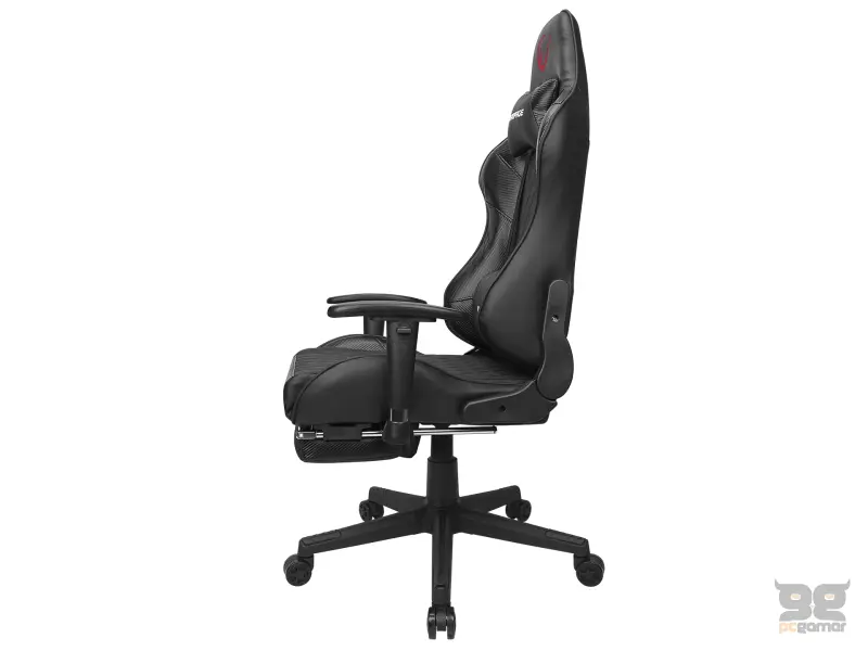 Rampage Gaming stolica KL-R71 EMPIRE with Footrest Crna