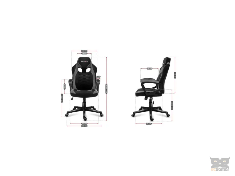Huzaro Gaming stolica HZ Force 2.5 Grey Mesh
