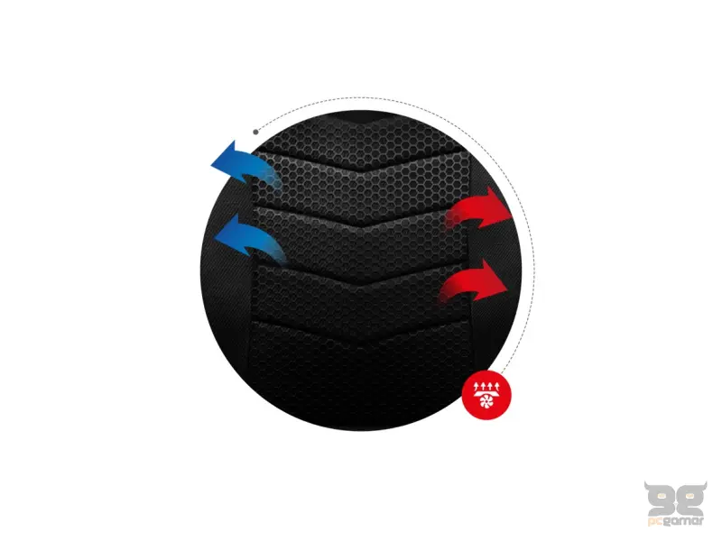 Huzaro Gaming stolica HZ Force 2.5 Grey Mesh
