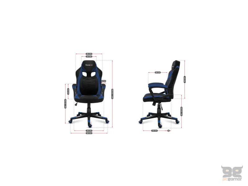Huzaro Gaming stolica HZ Force 2.5 Blue Mesh