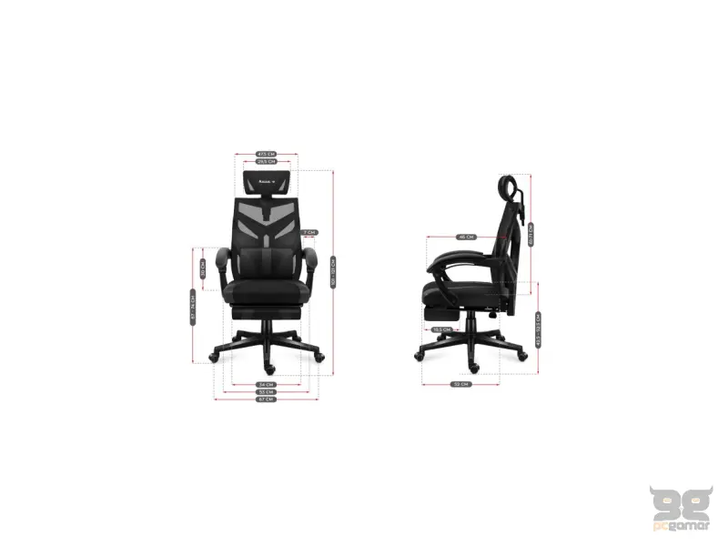 Huzaro Gaming stolica HZ Combat 5.0 Black