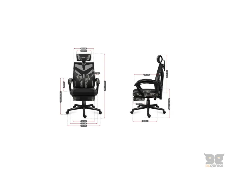 Huzaro Gaming stolica HZ Combat 5.0 Camo