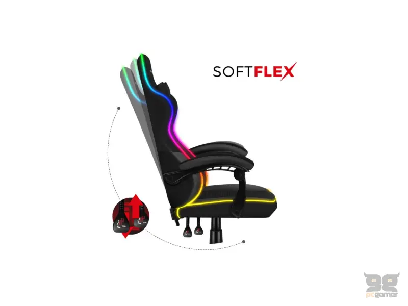Huzaro Gaming stolica HZ Force 4.4 RGB Black