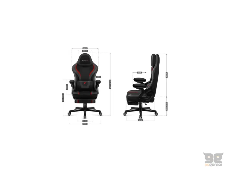 Huzaro Gaming stolica HZ Force 4.6 Carbon