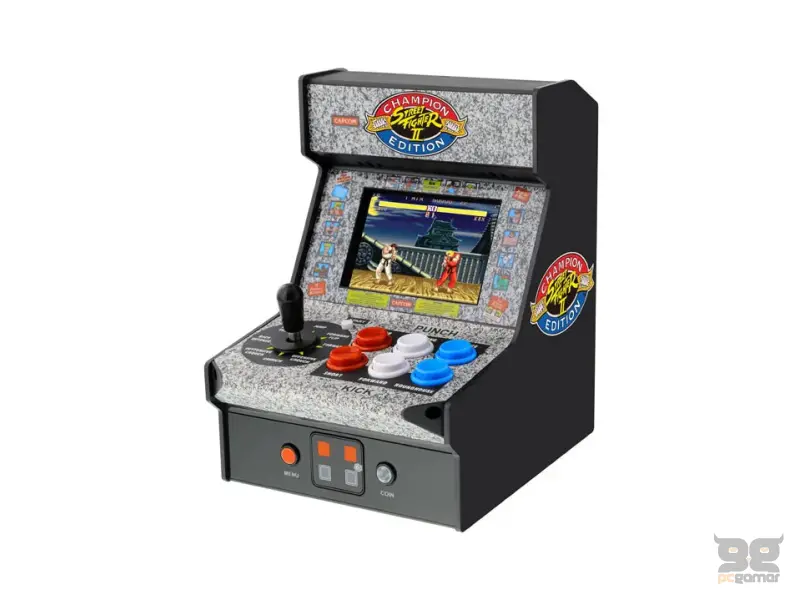 MICRO PLAYER 7.5" STREET FIGHTER II CHAMPION EDITION COLLECTIBLE RETRO