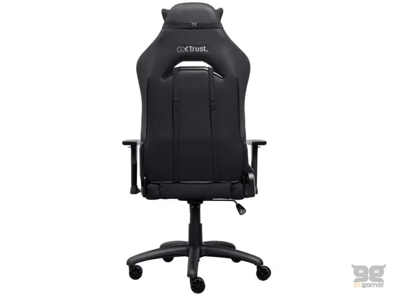 TRUST GXT 714 RUYA Comfortable Gaming Chair, Gas lift class 4, Max. weight 150 kg, Black