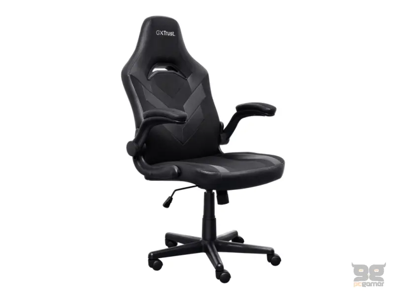 TRUST GXT 703 RIYE Gaming chair - Black, Max. weight 140 kg, Gas lift class 4