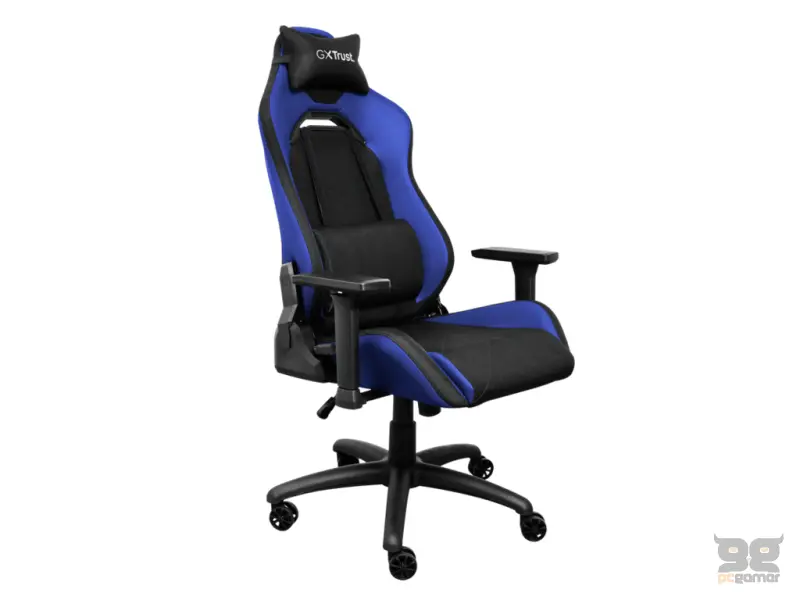 TRUST GXT 714B RUYA Comfortable Gaming Chair, Gas lift class 4, Max. weight 150 kg, BLUE