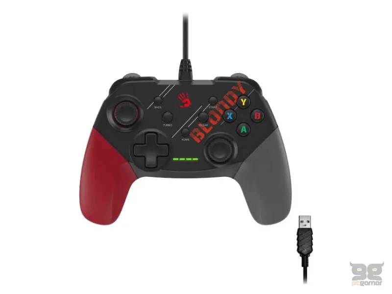 A4 TECH GP30 Bloody wired gamepad USB Sports RED 