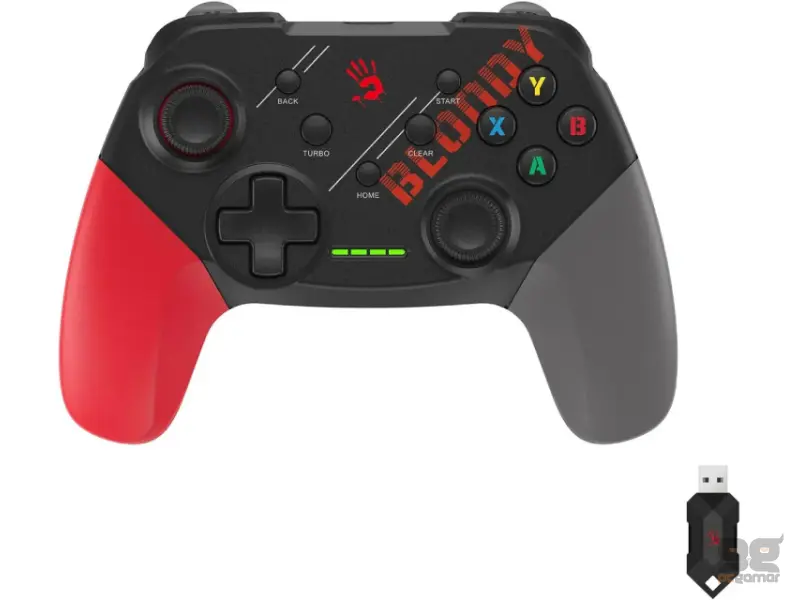 A4 TECH GPW50 Bloody RGB Dual-mode 2.4G Wireless & Wired gamepad USB Sports RED 