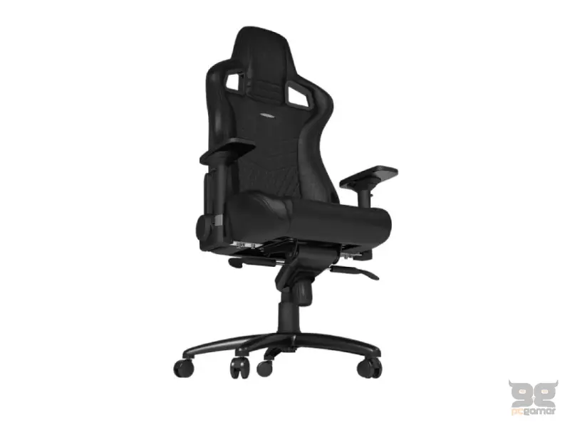 NOBLECHAIRS EPIC Real Leather Gaming stolica crna 