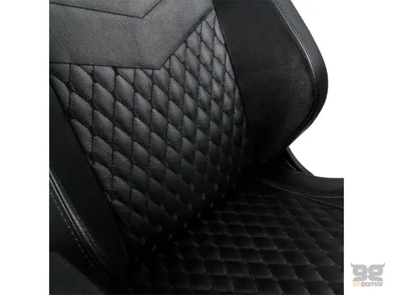NOBLECHAIRS EPIC Real Leather Gaming stolica crna 