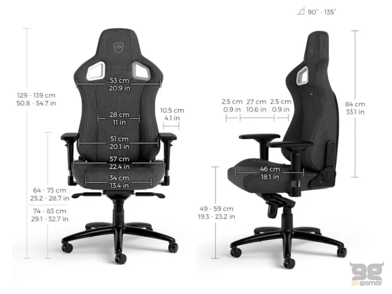 NOBLECHAIRS EPIC TX Gaming stolica 