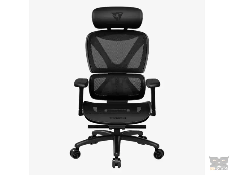 THUNDERX3 XTC-Mesh Ergonomska stolica crna 