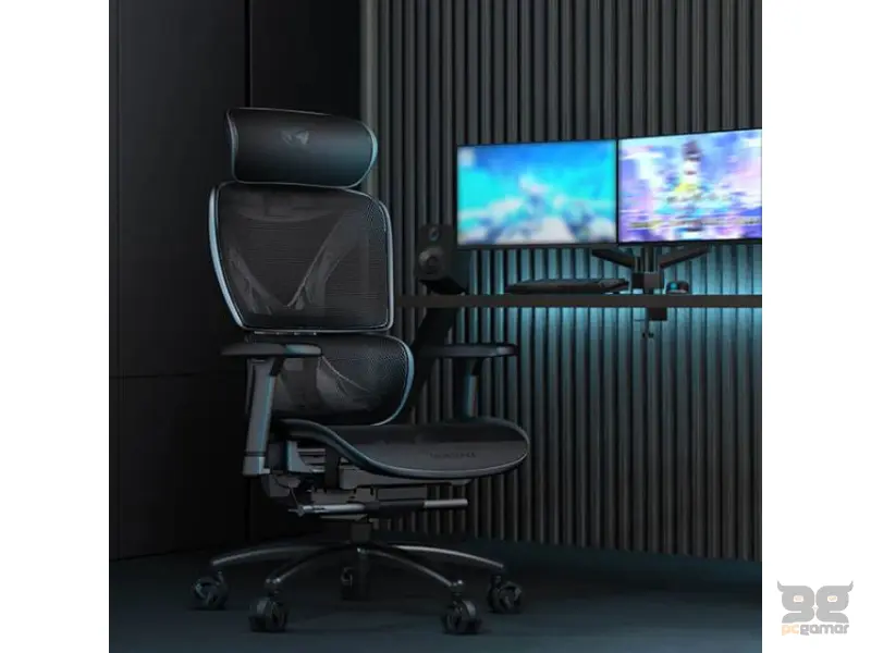 THUNDERX3 XTC-Mesh Ergonomska stolica crna 