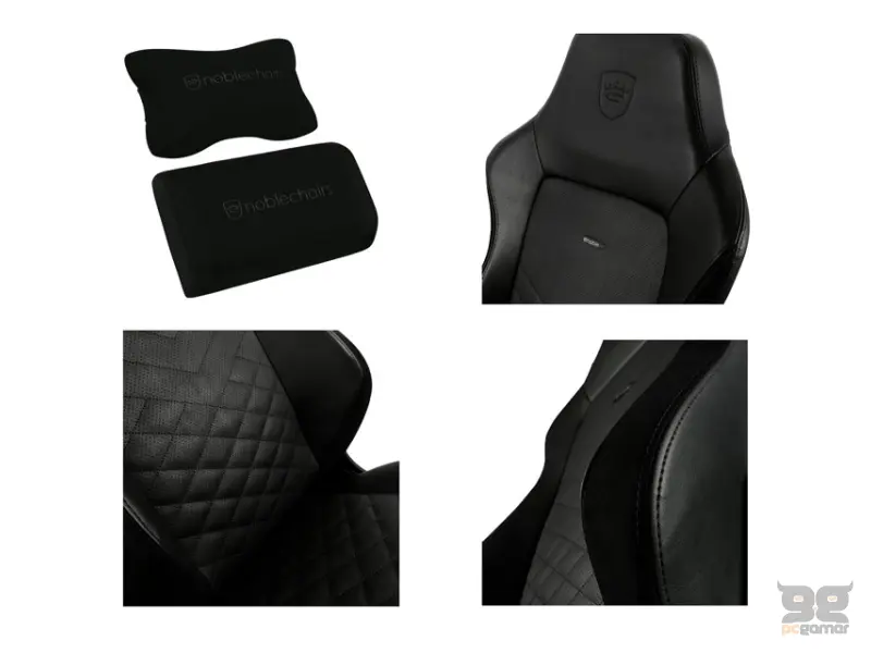 NOBLECHAIRS HERO Gaming stolica crna 