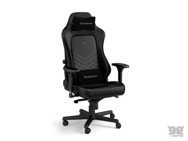 NOBLECHAIRS HERO Gaming stolica crno-platinum bela 