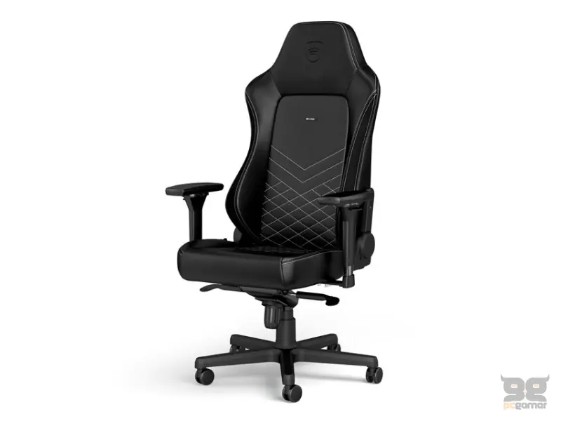 NOBLECHAIRS HERO Gaming stolica crno-platinum bela 