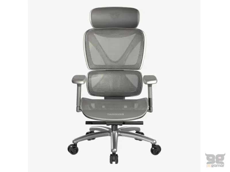 THUNDERX3 XTC-Mesh Ergonomska stolica siva 
