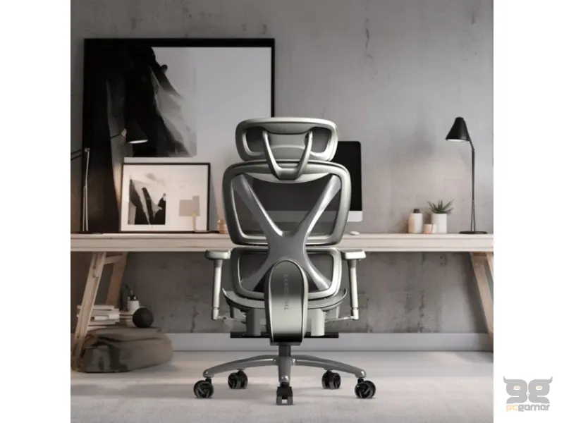 THUNDERX3 XTC-Mesh Ergonomska stolica siva 