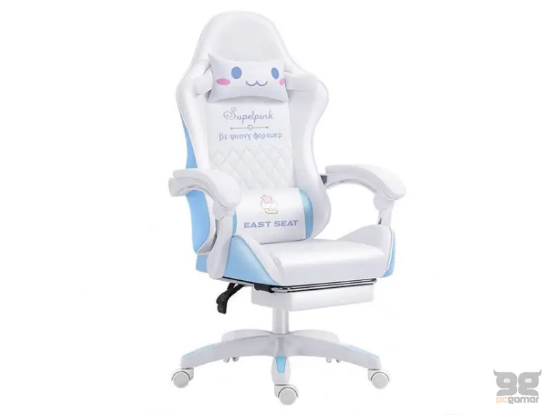 EAST SEAT FT-1502 Gaming dečja stolica belo-plava 