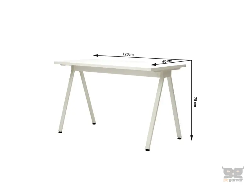 Ergovision Evita desk W-PEARL