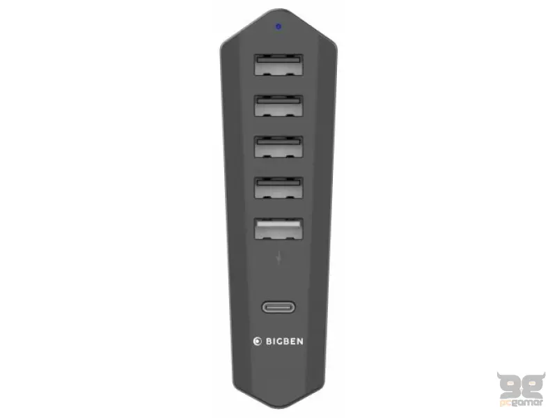 Bigben USB hub za PS5 Slim (4xUSB-a + 1xUSB-C port)