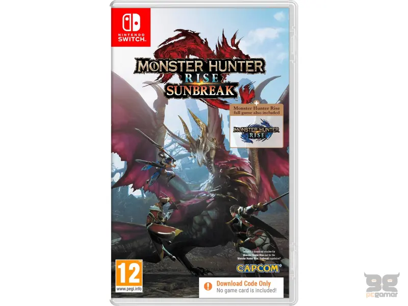 MONSTER HUNTER RISE AND SUNBREAK (CODE IN A BOX) NSW
