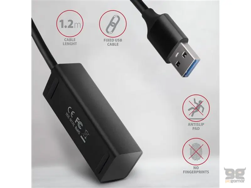 USB HUB Mini SS 4xUSB3.2, HUE-M1C, AXA