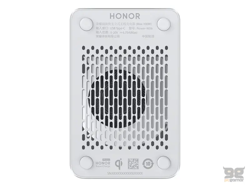 Honor bezicni punjac Super Charge, Wireless Stand, 100W, bijeli