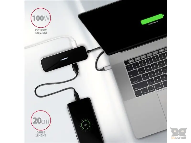 USB HUB SS USB-C 6IN1 HMC-6H4A, AXA