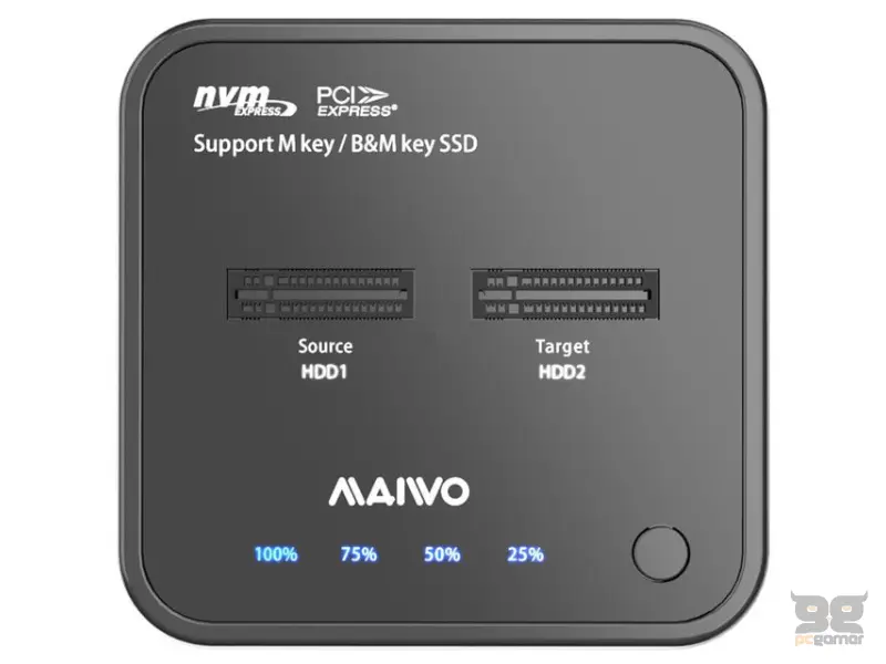 MAIWO Docking Station USB-C 3.2 na 2x M.2 NVMe Clone K3016P2 
