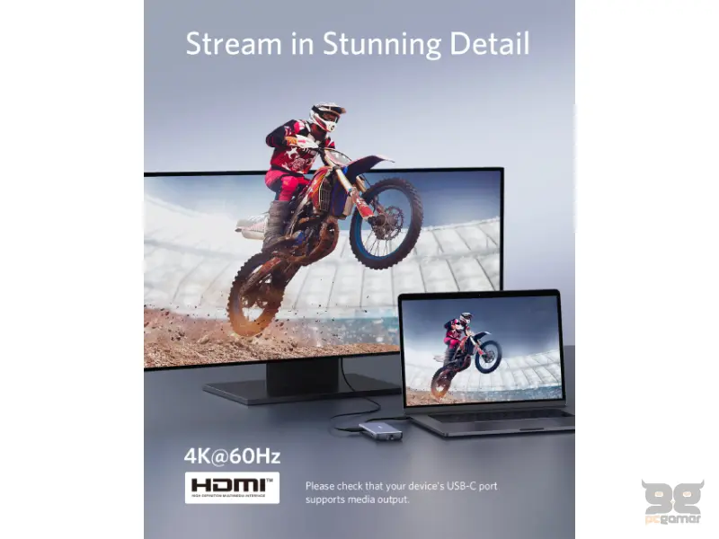 ANKER USB-C Data Hub 8u1 10Gbps crni 