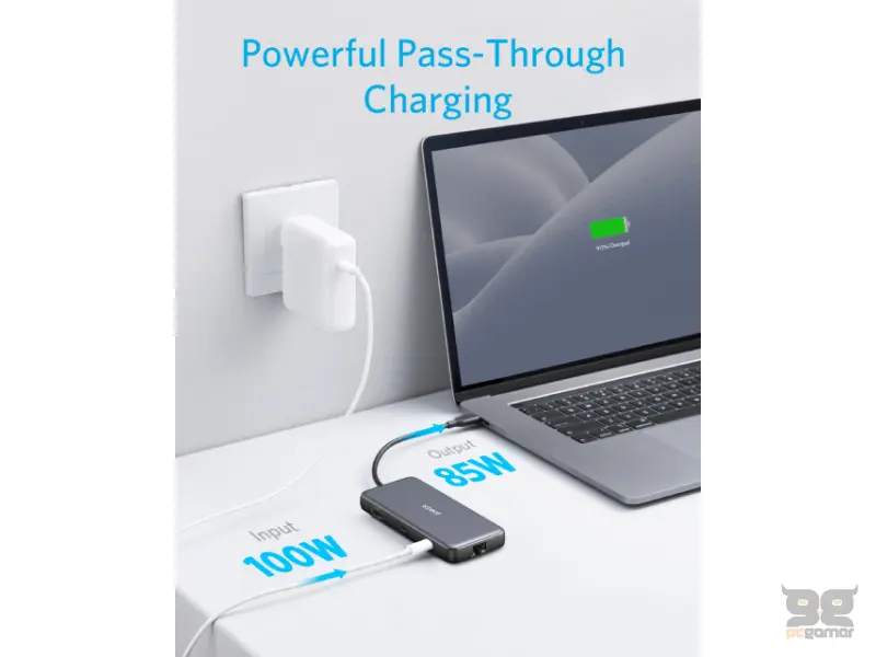 ANKER USB-C Data Hub 8u1 10Gbps crni 