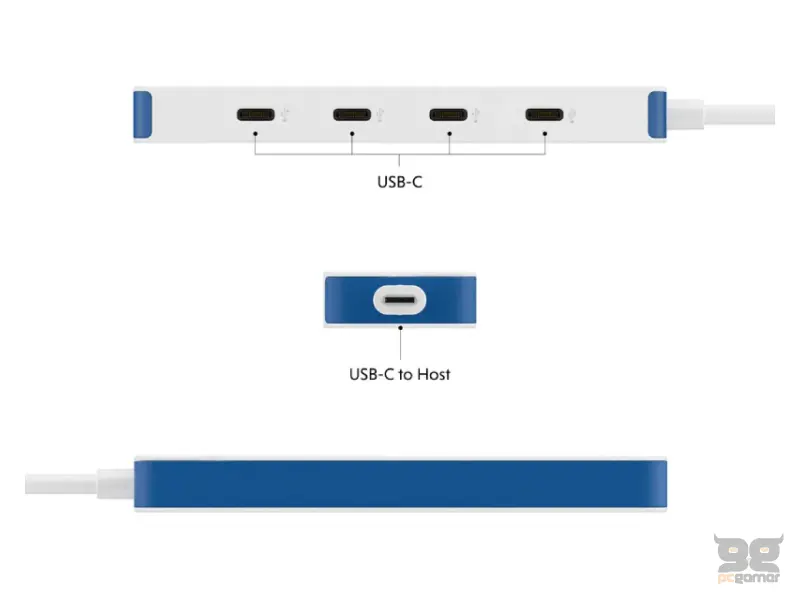 TARGUS HyperDrive Flex 4 Port USB-C Hub plavi (HD5201BUGL) 