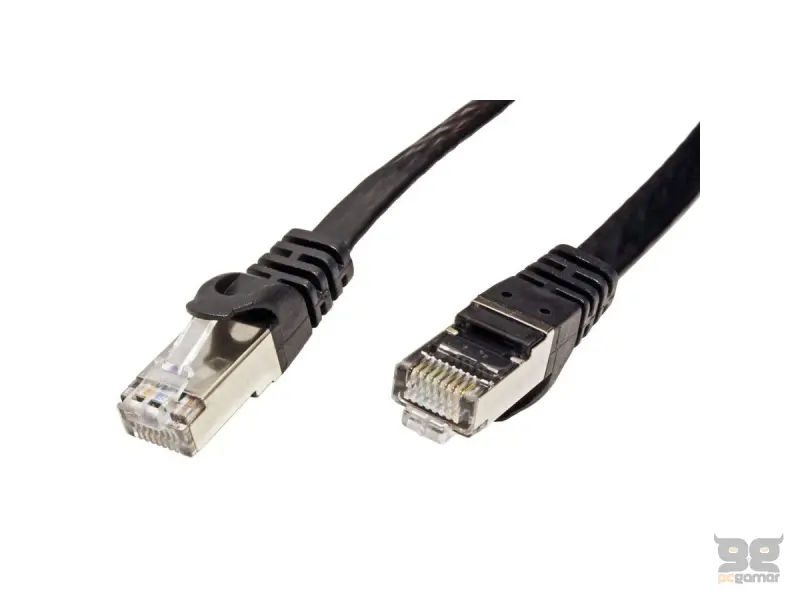 Value patch cable, Cat. 6, U/UTP, black, LS0H, 1.5m