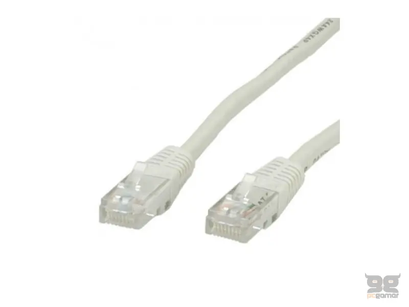 Value patch cable, Cat. 6a, U/UTP, gray, 3m