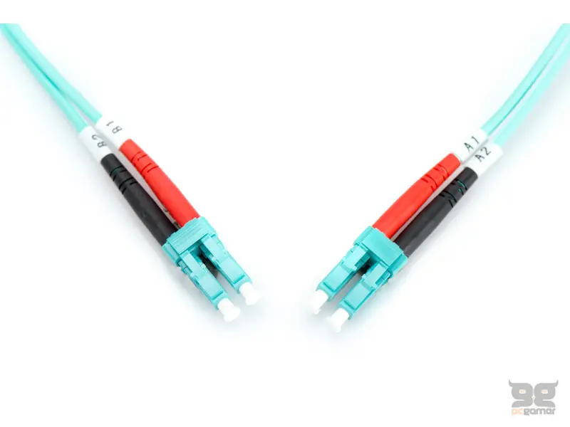 Digitus Opticki patch kabl, multimode, duplex, 1 m, OM3, LC/LC, plavi
