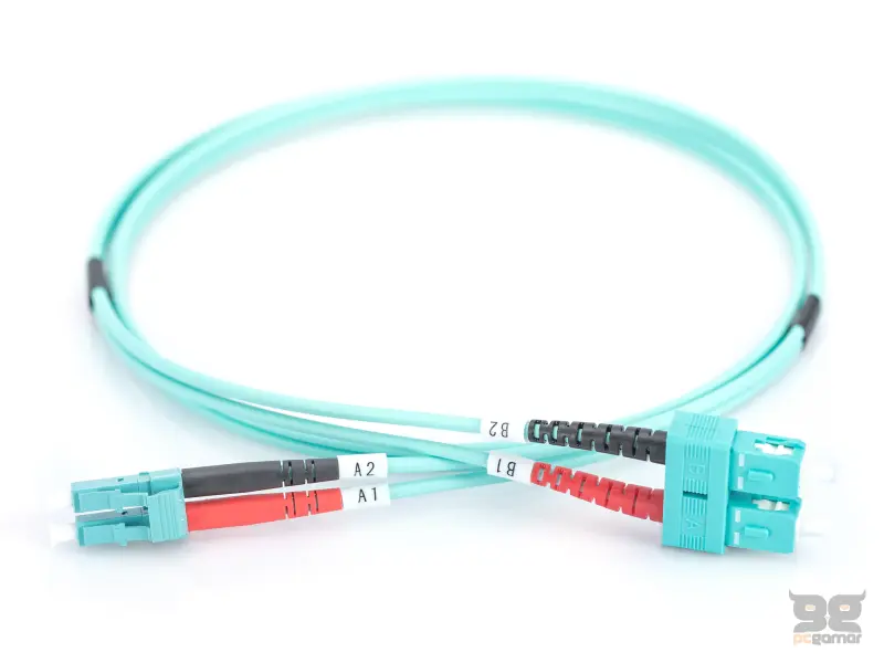 Digitus FO patch cord, duplex, LC to SC MM OM3 50/125 µ, 5 m