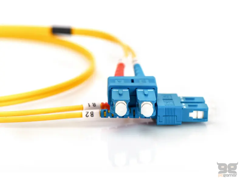 Digitus Opticki patch kabl, singlemode, duplex, 2 m, OS2, SC/SC, zuti