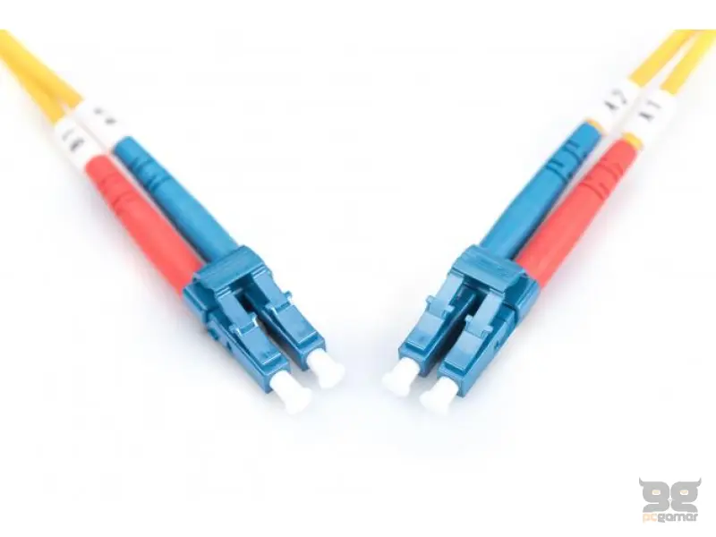 Digitus Opticki patch kabl, singlemode, duplex, 2 m, OS2, LC/LC, zuti