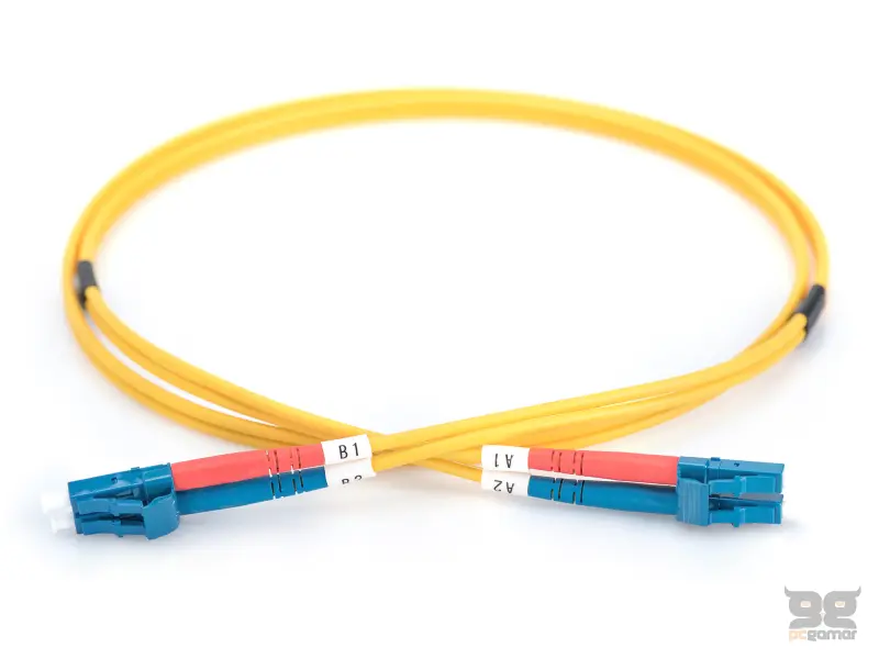 Digitus Opticki patch kabl, singlemode, duplex, 2 m, OS2, LC/LC, zuti