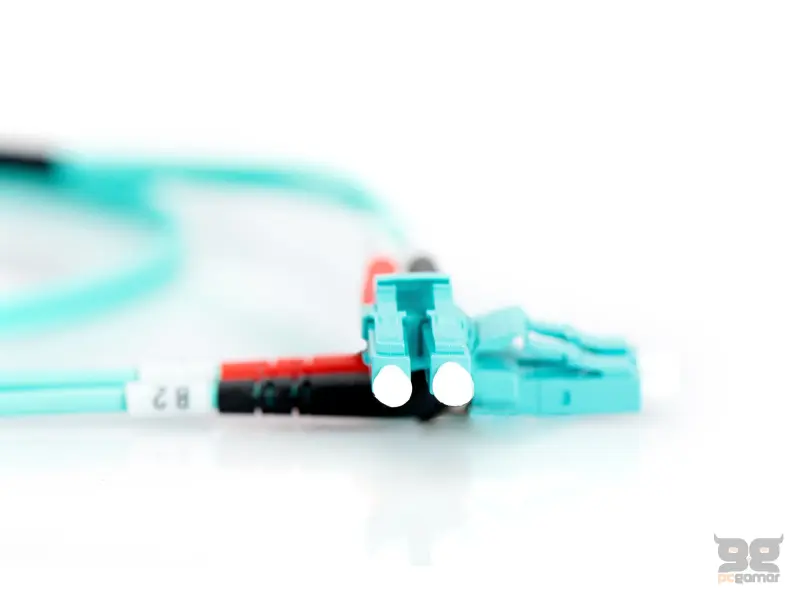 Digitus Opticki patch kabl, multimode, duplex, 3 m, OM3, LC/LC, plavi