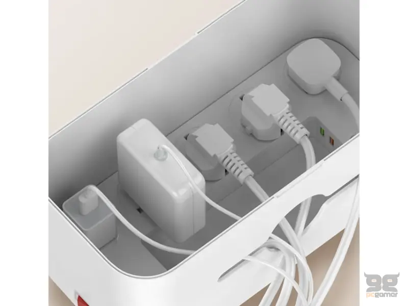 LDNIO SN5311W Zaštita od prenapona u kutiji 5 x šuko + 3 x USB 2m beli 