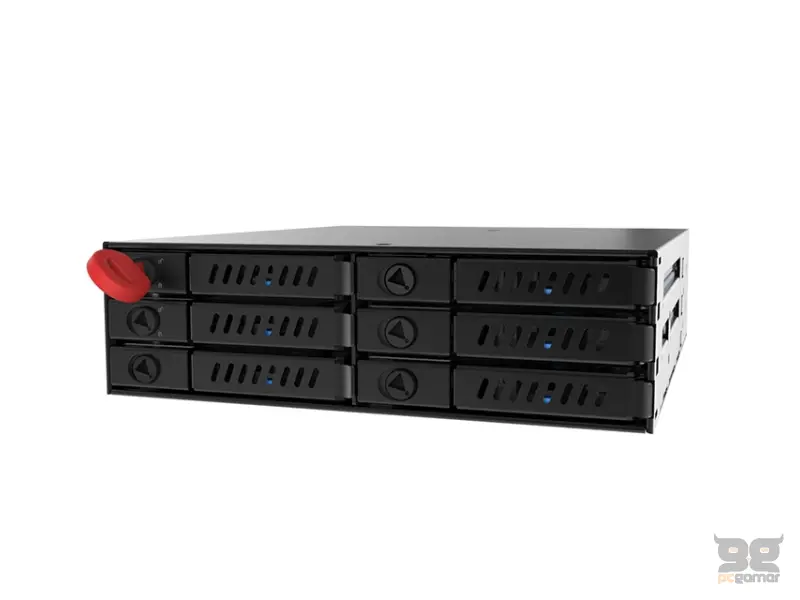 CHIEFTEC CMR-625 6 x 2.5 inča SATA rack fioka crna 