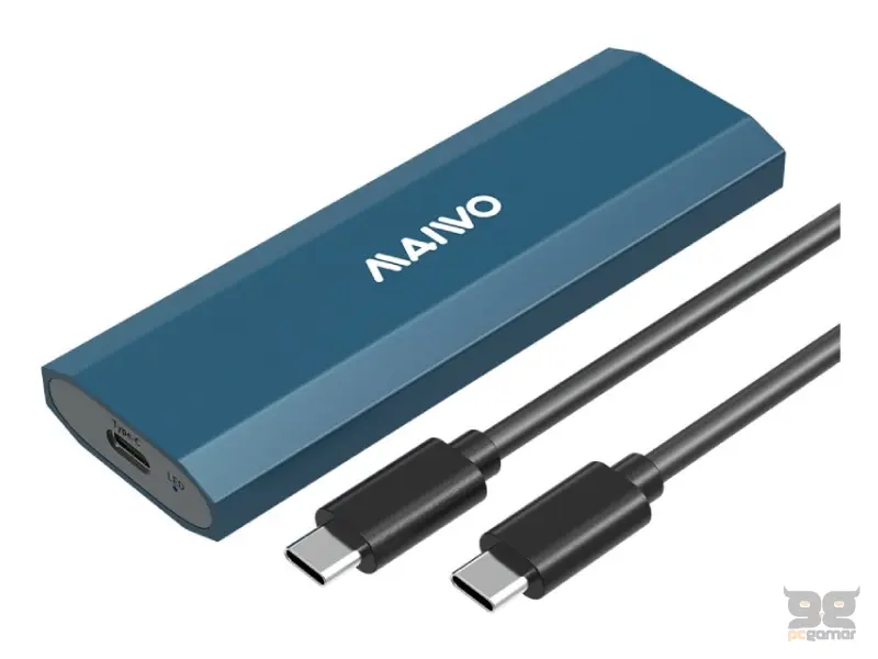 MAIWO Externo Kućište USB-C 3.1 na M.2 NVMe/SATA aluminium, K1690 
