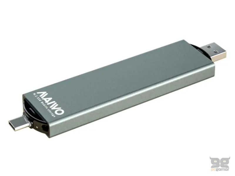 MAIWO Externo Kućište USB-C/USB(A) 3.2 na M.2 NVMe/SATA K1683P2 